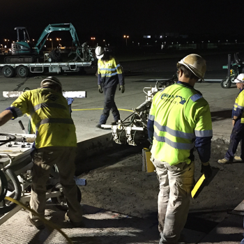 airport concrete slab replacement